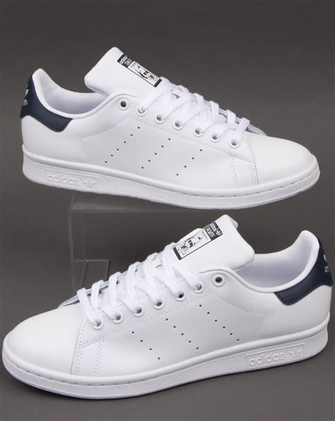 adidas witte sneakers jongen stan smith blauw|adidas Originals STAN SMITH .